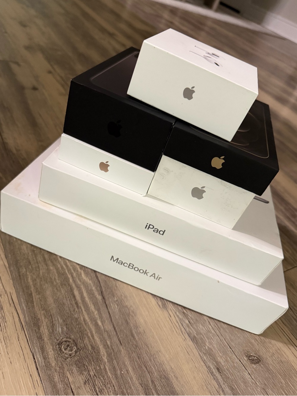 Empty Apple Boxes